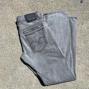 Levi’s Men’s 30 x 32 | 511 gray denim jeans | Bonus zip pockets